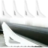 4-teiliges Fensterstopper-set, Offene Fensterkeile, Für Türen Und Fenster, Anpassungsfähig Und Flexibel, Kein Bohren Oder Kleben Erforderlich, Für Haus Und Balkon, Für Den Innen- Und Außenbereich (wei