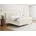 mit 180 200 cm mit cm mit Kopftei Creme/Weiß
