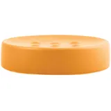Spirella Seifenschale Steinoptik dekorative Badausstattung Seifenablage Tube Maße: 11 x 11 x 3 cm-Gelb matt, Yellow