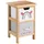 CARO-Möbel Kommode ESTA 25 x 42 x 25 cm Beige / Grau