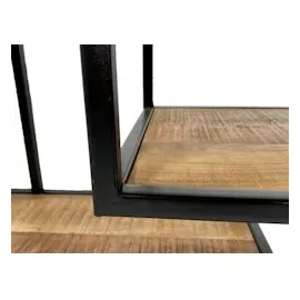 amagohome Standregal Raumteiler 130 x 60 x 36 cm Braun