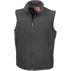 Result Softshell Bodywarmer, black, M