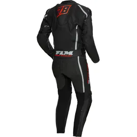 FLM Sports Lederkombi Assen 2-tlg. schwarz/rot 54 - Motorradbekleidung - Sport Motorradbekleidung