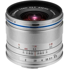 Laowa 7,5mm F2,0 Lightweight Micro Four Thirds silber