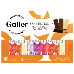 Schokoriegeln-Set Galler Mini Batons Assortment, 18 Stk.