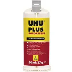 2Komponentenkleber 57g Kartusche UHU plus sofortfest UHU