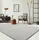 The CarPET Teppich THE CARPET "kuschelig & Super Soft, Anti-Rutsch Unterseite", beige (sand), B:140cm H:16mm L:200cm, Polyester, Teppiche, Teppich, Waschbar bis 30 Grad, Felloptik, Wohnzimmer Teppich, Kundenliebling