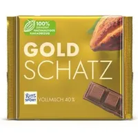 Ritter-Sport Tafelschokolade Goldschatz, Großtafel, 250g
