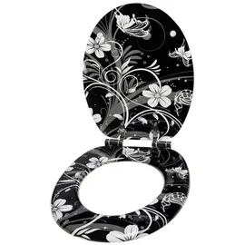Sanilo WC-Sitz White Flower mit Absenkautomatik