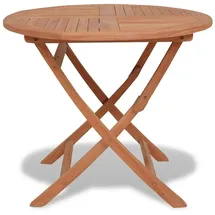 vidaXL Gartentisch 85x76 cm Massivholz