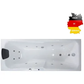Basera Bali Indoor Whirlpool-Badewanne 75 x 190 cm (Komplett-Set)