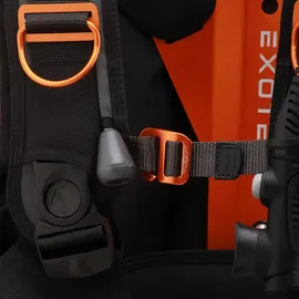 Apeks Exotec-s Bcd - Black / Orange - XL-2XL