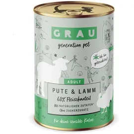 Grau Schlemmertöpfchen getreidefrei 6 x 400 g - Lamm