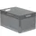 Westfalia Stapelbox Kunststoff 60 cm x 40 cm x 32 cm Grau