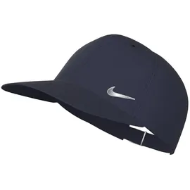Nike Dri-FIT Club Unstructured Metal Swoosh Cap 410 midnight navy/metallic silver M/L
