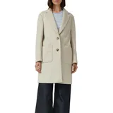 s.Oliver Softer Mantel mit Reverskragen und aufgesetzten Taschen - beige - 40