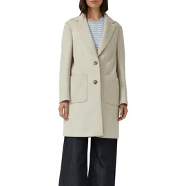s.Oliver Softer Mantel mit Reverskragen und aufgesetzten Taschen - beige - 40