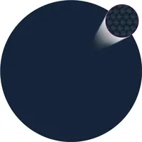 vidaXL Treibende Pool-Solarplane Schwarz und Blau 549 cm