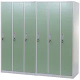 MCW Preston T829-6-H Garderobenschrank 180 x 180 x 50 cm grün