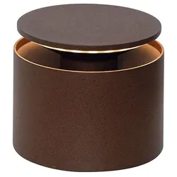 ZAFFERANO LED-Tischlampe / Nachttischlampe PUSH-UP PRO Corten