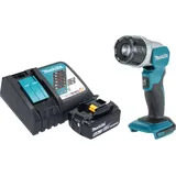 Makita Makita, DML 808 RG1 Akku Handstrahler 14,4 / 18 V 190 lm LED + 1x Akku 6,0 Ah + Ladegerät