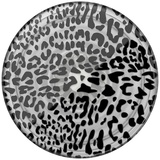 Popsockets PopGrip Premium Plant Black Leopard, Smartphone Halterung, Schwarz