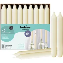 Bolsius Spitzkerzen 18 cm 45 St. elfenbein