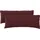 sit&more Polsterauflage 65 x 25 x 10 cm rot 2-tlg.