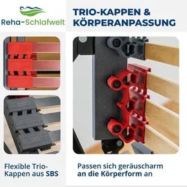 Coemo RELAXANA KF elektrischer Lattenrost motorisch verstellbar 140 x 200 cm