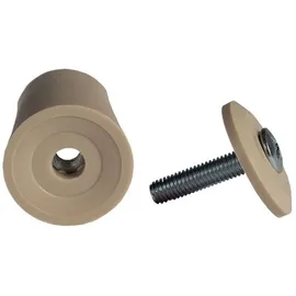 Inovatec 8 x INOVATEC Anschlagstopper 28 mm beige - Beige