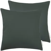 Tom Tailor Kissenbezug Dove 2 St. 50 x 50 cm anthrazit