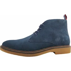 Marco Tozzi by Guido Maria Kretschmer Herren Stiefeletten zum Schnüren aus Wildleder Elegant, Blau 45 - 45