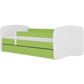 raumhirsch furniture Kinderbett Rennwagen 80 x 180 cm Holzwerkstoff grün