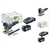 Festool CARVEX PSC 420-Basic Akku Pendelstichsäge 18 V 120 mm Brushless + 1x Akku 5,0 Ah + Ladegerät + Systainer