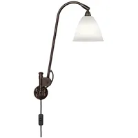 GUBI BL6 Wandleuchte, schwarz/porzellan