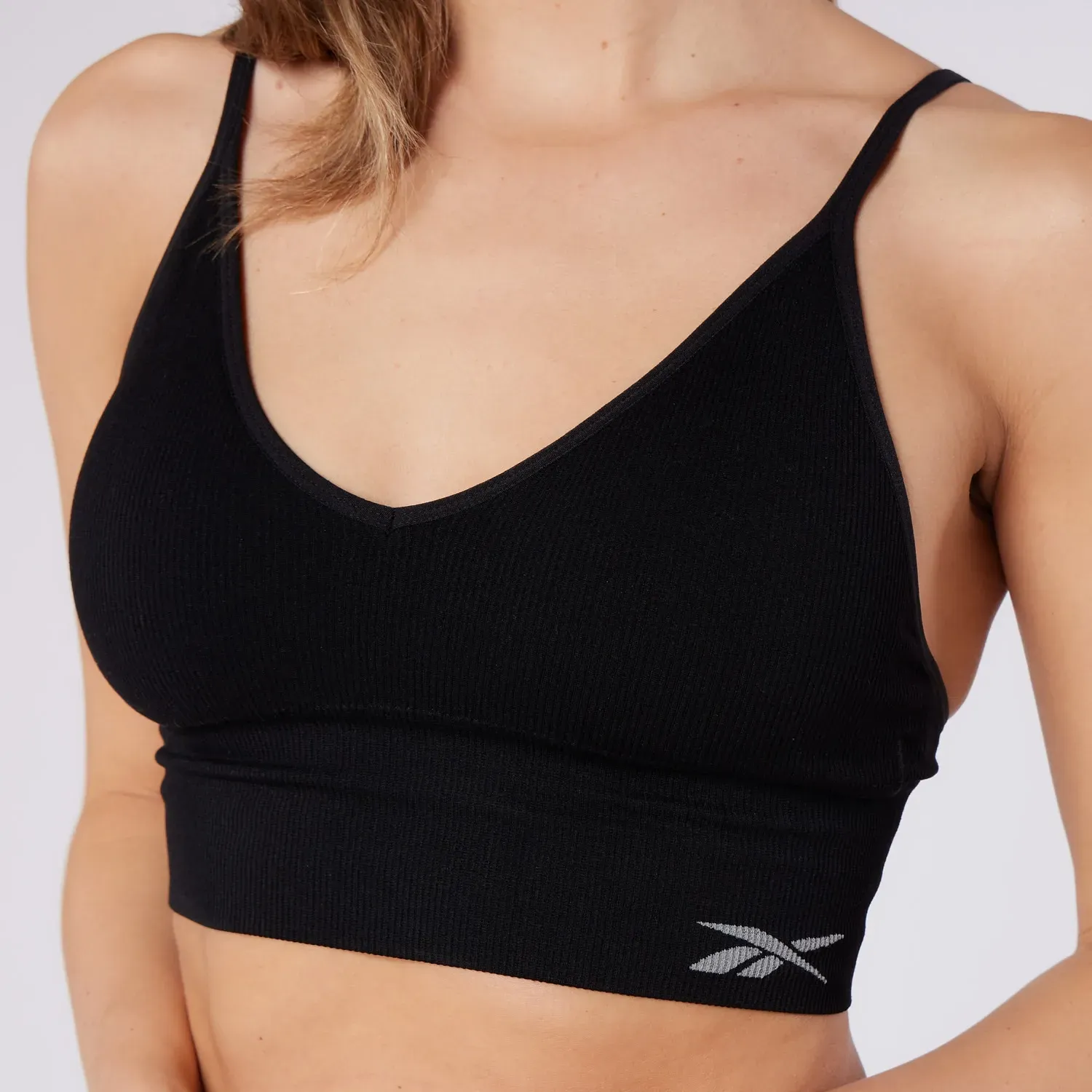 Schalen-BH REEBOK, Damen, Gr. XS, N-Gr, schwarz, Obermaterial: 90% Polyamid, 10% Elasthan, Basic, BHs Schalen-BH