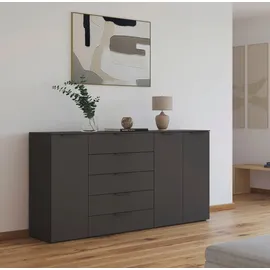 Rauch Kommode Flipp Dekor Grau Graphit