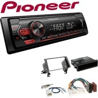 Pioneer 1-DIN Autoradio USB AUX Android Einbauset für Toyota