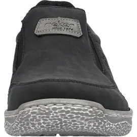Rieker Herren 3553 Slipper, Schwarz, 44 EU Weit
