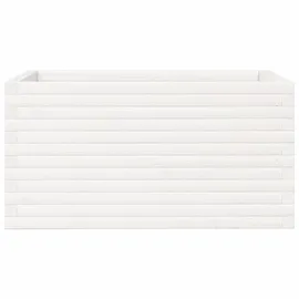 vidaXL Pflanzkübel 90 x 60 x 45,5 cm Weiß