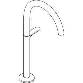 Hansgrohe Axor One Waschtischmischer Edelstahl Optic