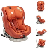 KIKKABOO Kindersitz Twister Isofix, Gruppe 0+/1/2 (0 - 25 kg), verstellbar, SPS orange