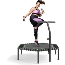 Vevor Fitness-Trampolin 138,5 cm Grün/Schwarz