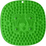 perfeclan Fußmassage-Pad, Fußpressen-Pad-Matte, tragbare Fußreflexzonenmassage-Matte, Fußmassagegerät, GrÜn