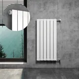 WITEN&NOCK Designheizkörper 460 x 950 mm 495 W weiß Seitenventil