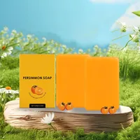 Kernseife, Persimmon Soap, Persimmon Kernseife Natur, Feste, gesunde Seife und Deodorantseife für Gesicht und Körper, reinigt, spendet Feuchtigkeit und verfeinert die Poren (1, Beruhigend 2PC)