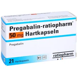 Pregabalin-ratiopharm 50 mg Hartkapseln 21 St