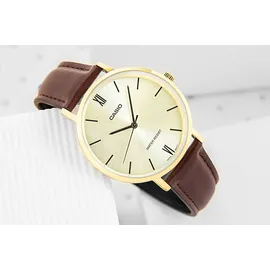 Casio LTP-VT01GL-9B Leder 28 mm LTP-VT01GL-9B