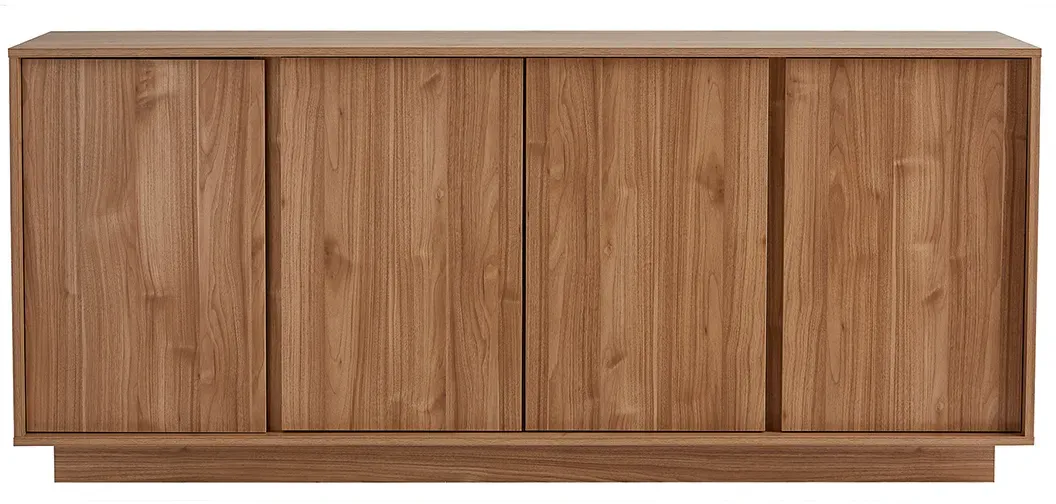 Skandinavisches Sideboard mit 4 Türen in Eichenholzoptik B180 cm COMO