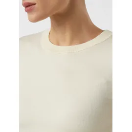 Comma, Kurzarmpullover im Slim Fit Beige 34